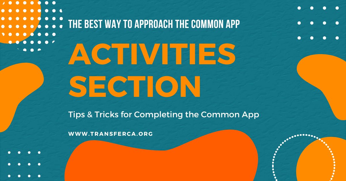 Tips To Improve Activities Section Common App