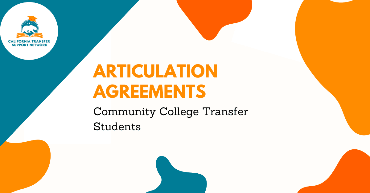 Community College Transfer Students Articulation Agreement