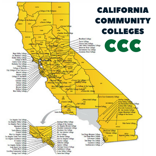 California Community College Map