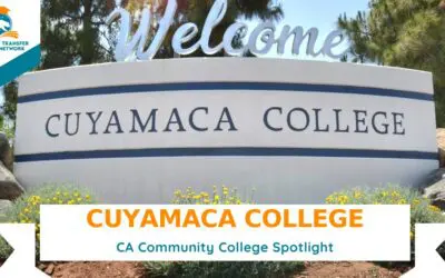 Cuyamaca Community College Welcome Sign