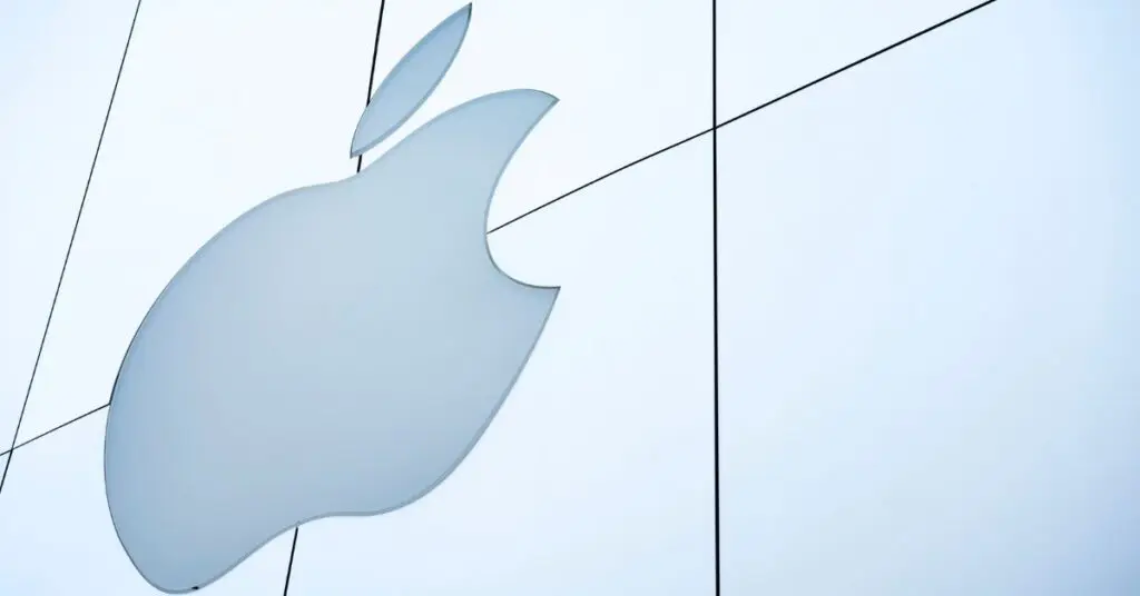 Apple Inc. Logo and Building Display