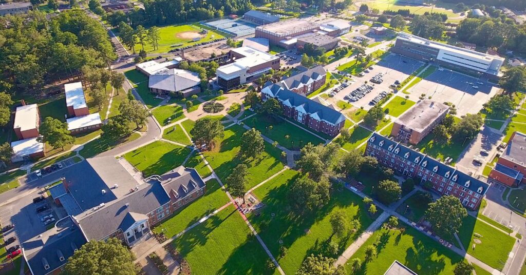 Elizabeth City State University Aerial View