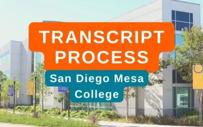 San Diego Mesa College Transcript Process