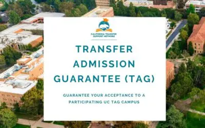 UC TAG (Transfer Admission Guaranteed)