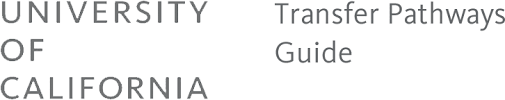 UC Transfer Pathways Guide official logo