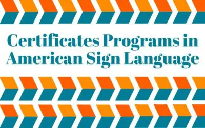 Certificate Programs in ASL for Fall Featured Image