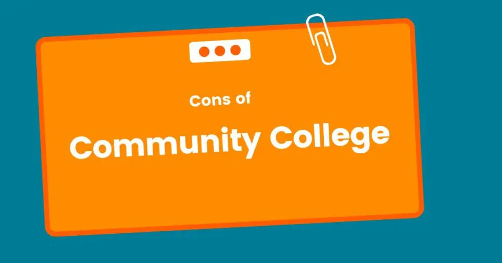 what-are-the-cons-of-community-college