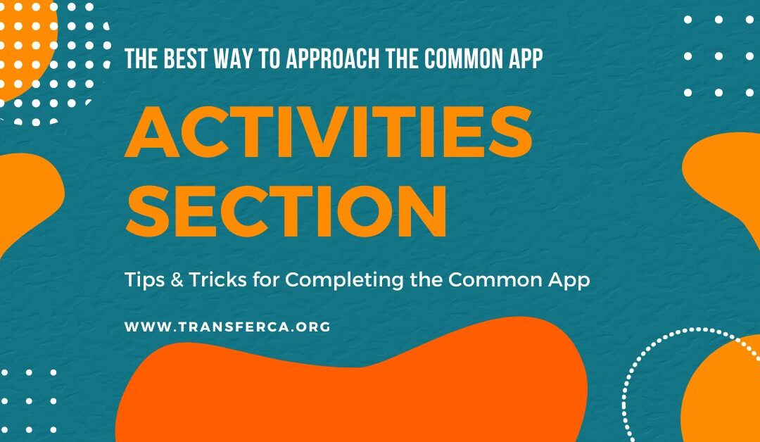 5 Tips to Improve Activities Section Common App