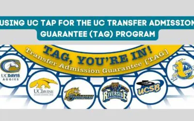 Using UC TAP for the UC Transfer Admission Guarantee (TAG) Program